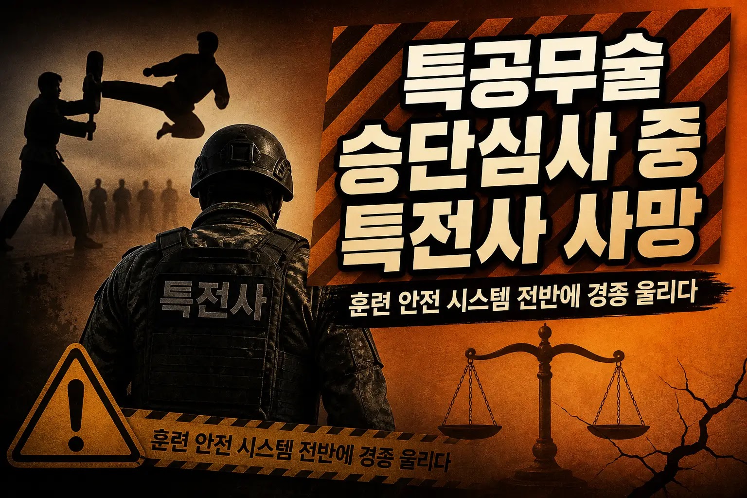 특공무술 승단심사 중 특전사 사망, 훈련 안전 시스템 전반에 경종 울리다