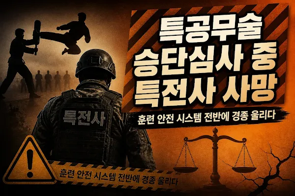 특공무술 승단심사 중 특전사 사망, 훈련 안전 시스템 전반에 경종 울리다