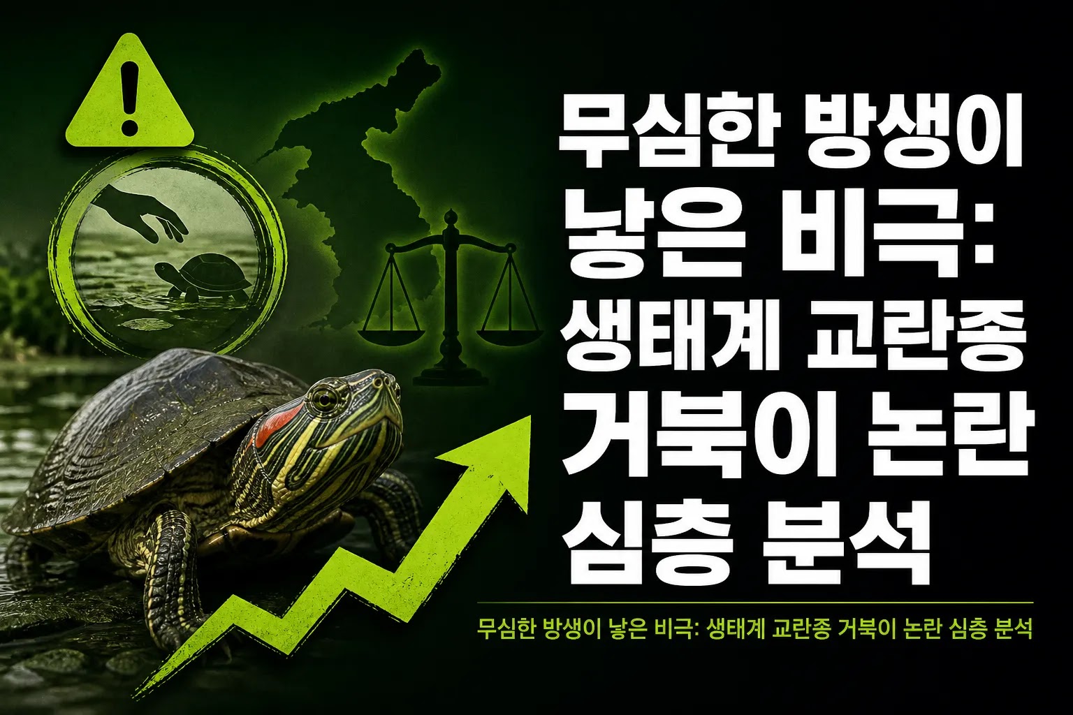 무심한 방생이 낳은 비극: 생태계 교란종 거북이 논란 심층 분석