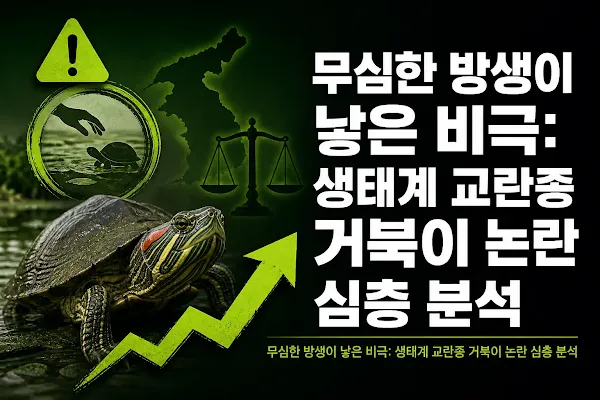 무심한 방생이 낳은 비극: 생태계 교란종 거북이 논란 심층 분석