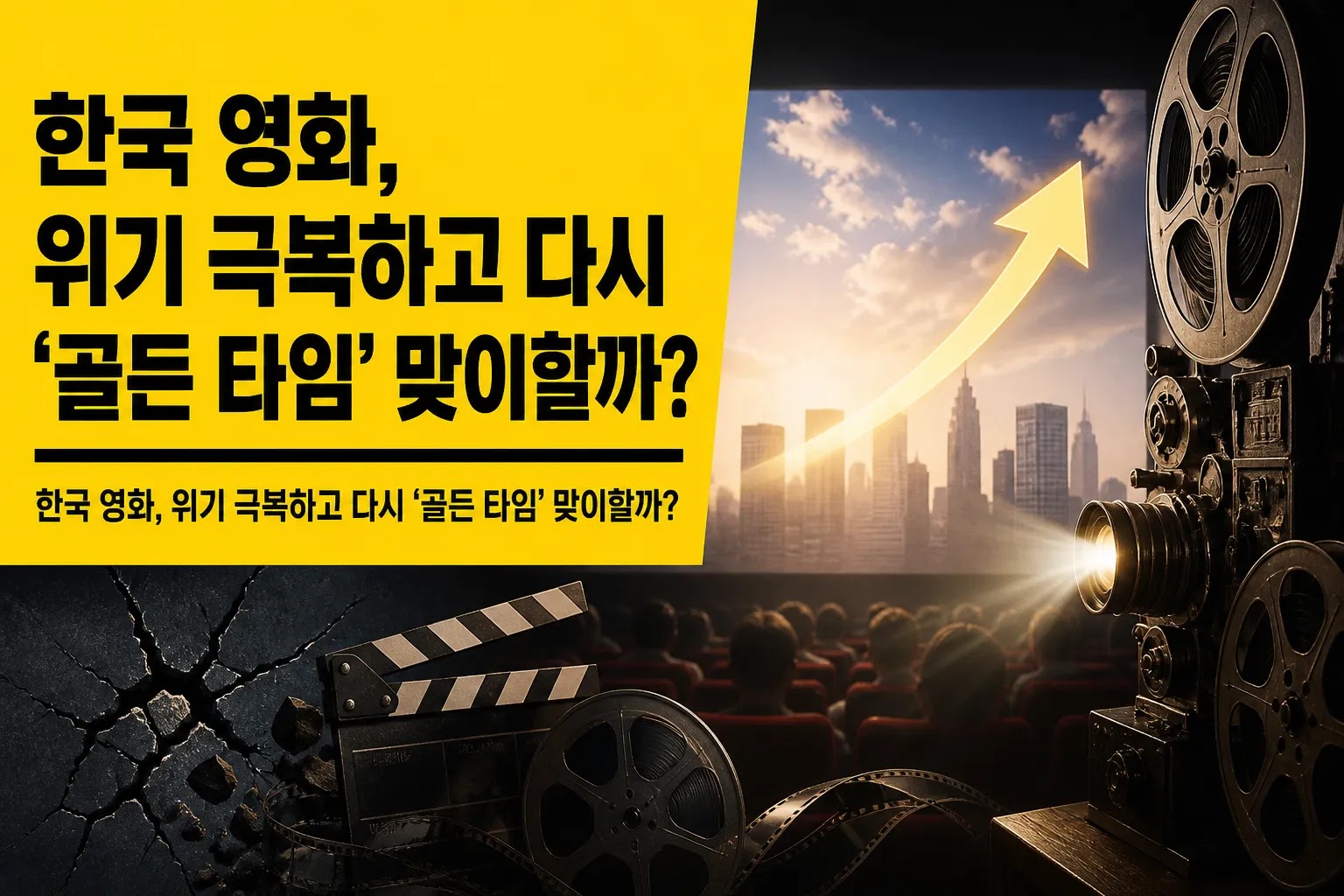 한국 영화, 위기 극복하고 다시 '골든 타임' 맞이할까?