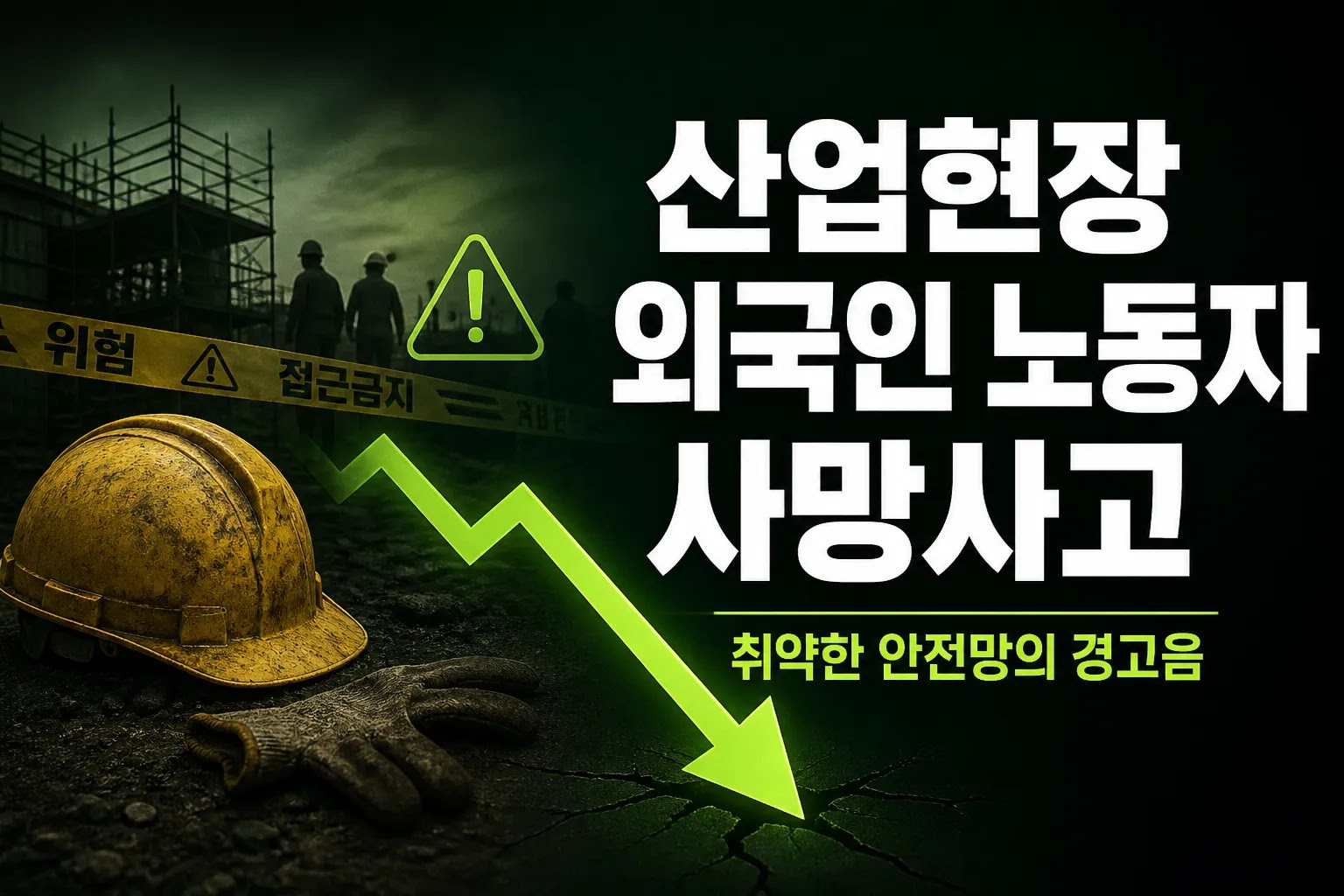 산업현장 외국인 노동자 사망사고, 취약한 안전망의 경고음