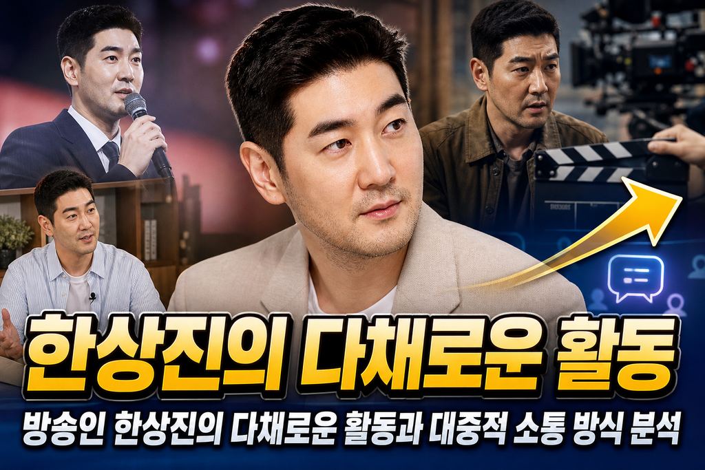 방송인 한상진의 다채로운 활동과 대중적 소통 방식 분석
