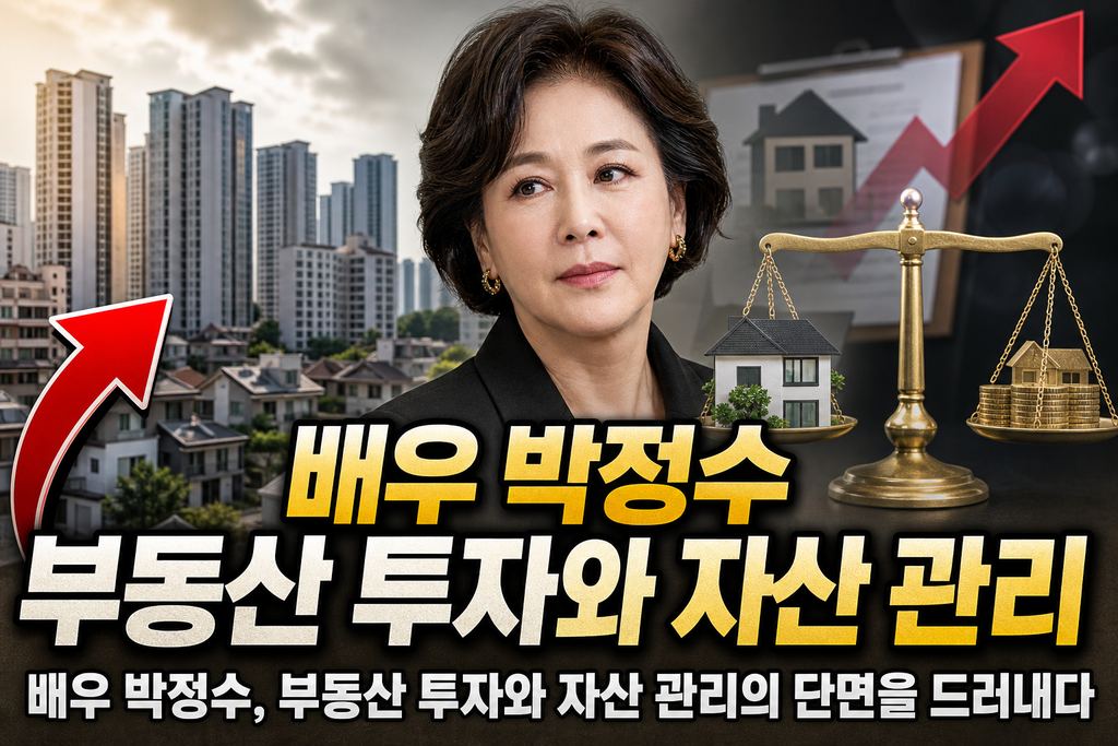 배우 박정수, 부동산 투자와 자산 관리의 단면을 드러내다