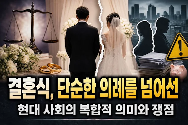 결혼식, 단순한 의례를 넘어선 현대 사회의 복합적 의미와 쟁점