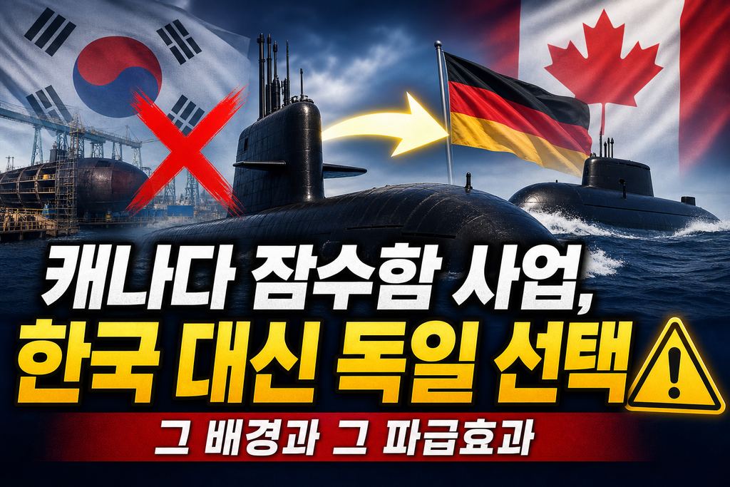 캐나다 잠수함 사업, 한국 대신 독일 선택의 배경과 그 파급효과