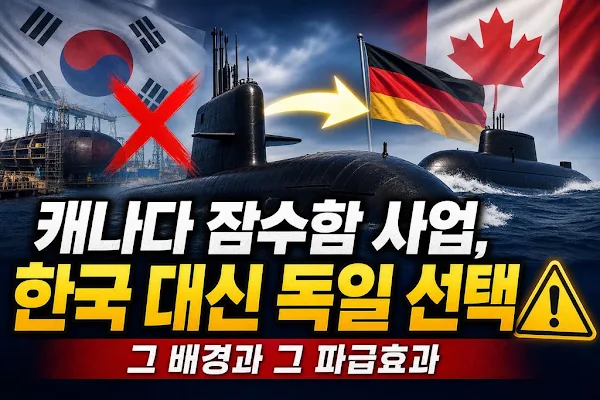 캐나다 잠수함 사업, 한국 대신 독일 선택의 배경과 그 파급효과