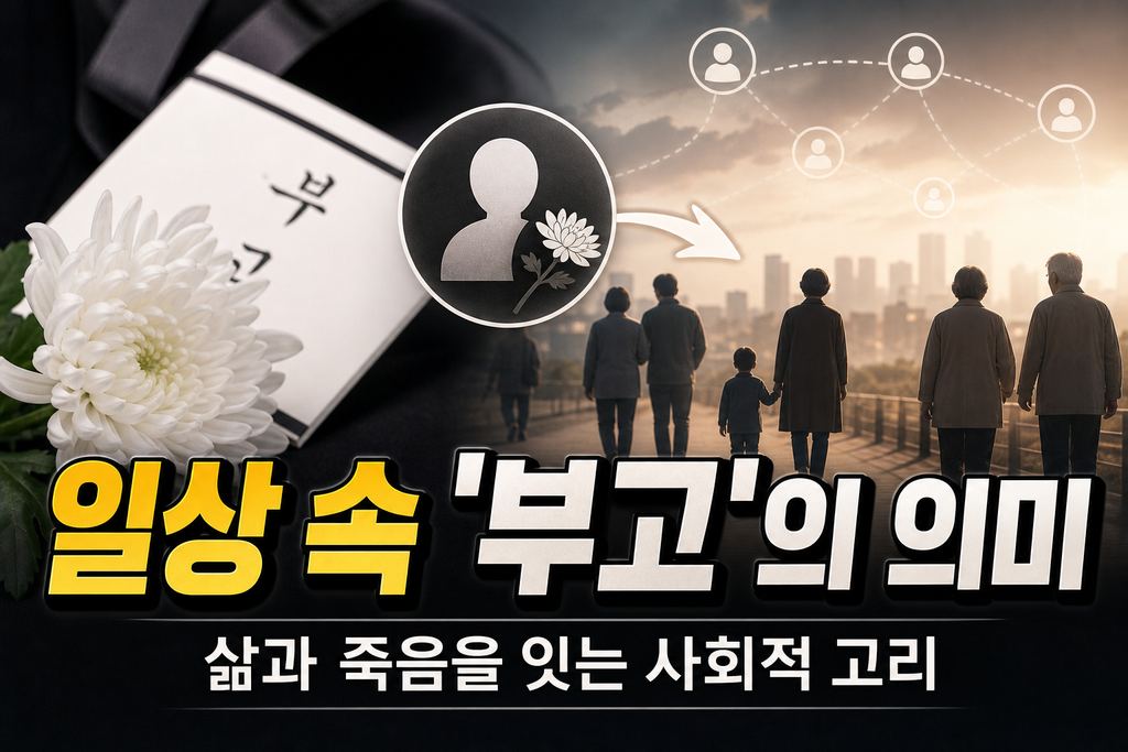 일상 속 '부고'의 의미: 삶과 죽음을 잇는 사회적 고리