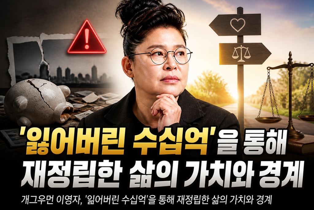 개그우먼 이영자, '잃어버린 수십억'을 통해 재정립한 삶의 가치와 경계