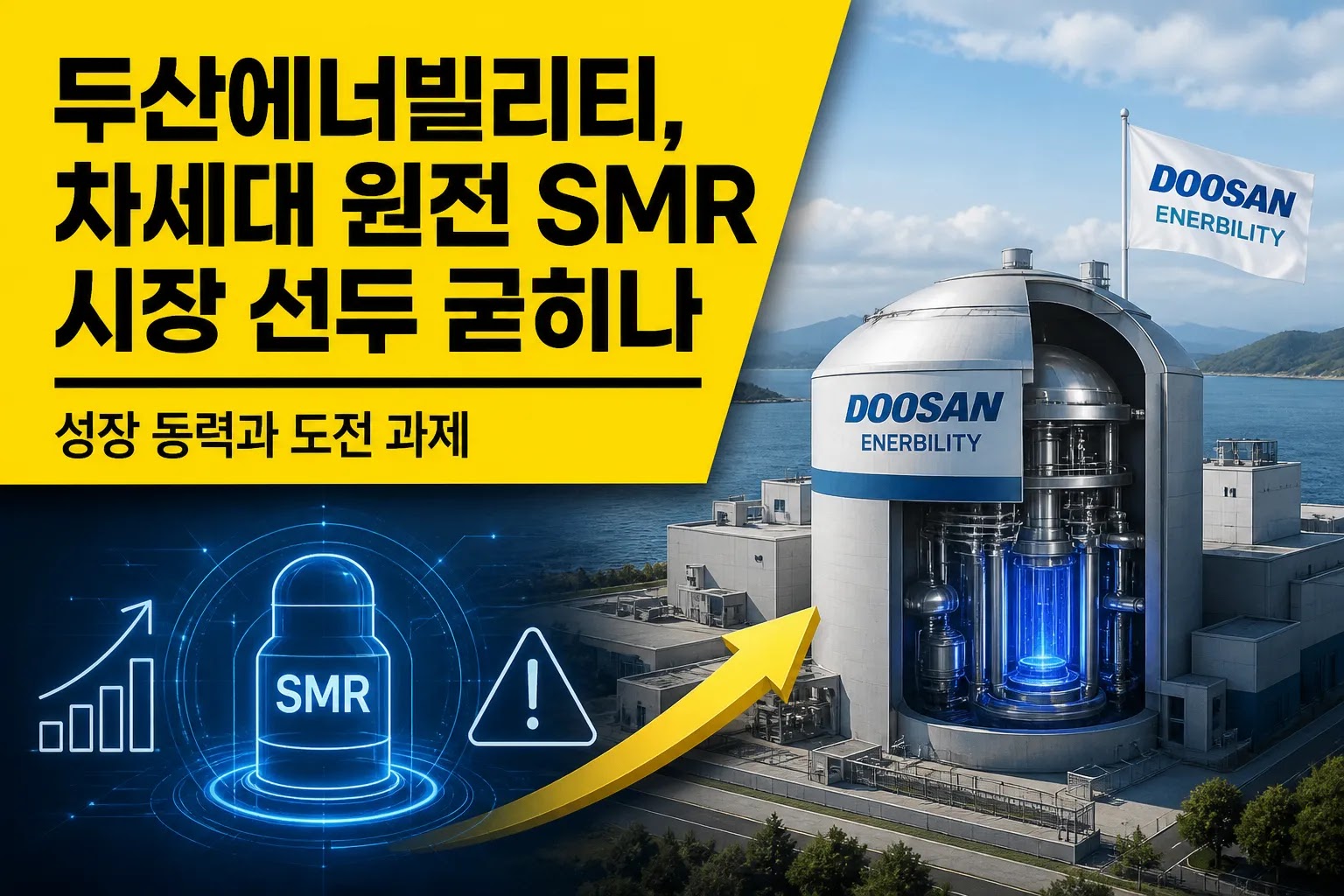 두산에너빌리티, 차세대 원전 SMR 시장 선두 굳히나…성장 동력과 도전 과제