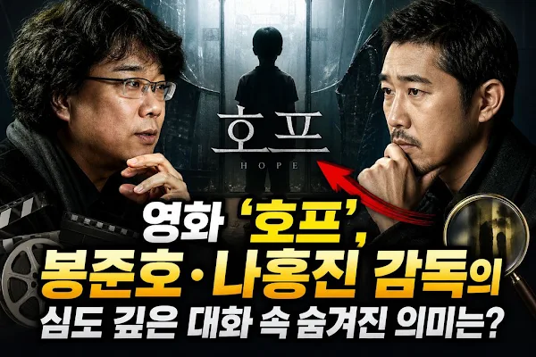 영화 '호프', 봉준호·나홍진 감독의 심도 깊은 대화 속 숨겨진 의미는?