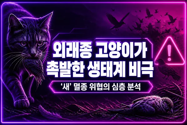 외래종 고양이가 촉발한 생태계 비극: '새' 멸종 위협의 심층 분석