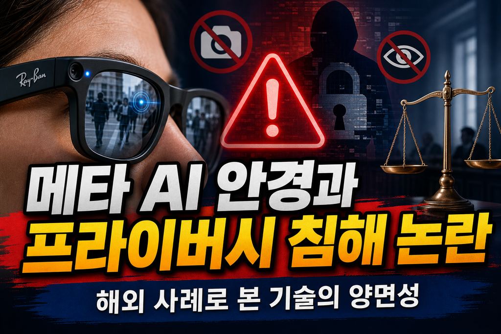 메타 AI 안경과 프라이버시 침해 논란: 해외 사례로 본 기술의 양면성