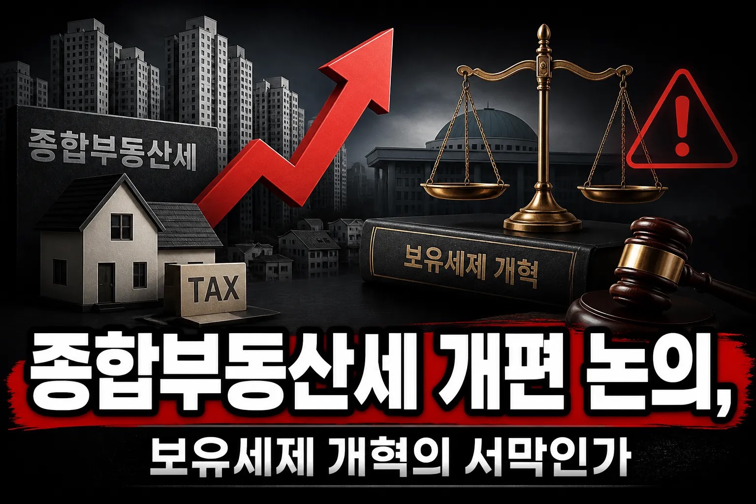 종합부동산세 개편 논의, 보유세제 개혁의 서막인가