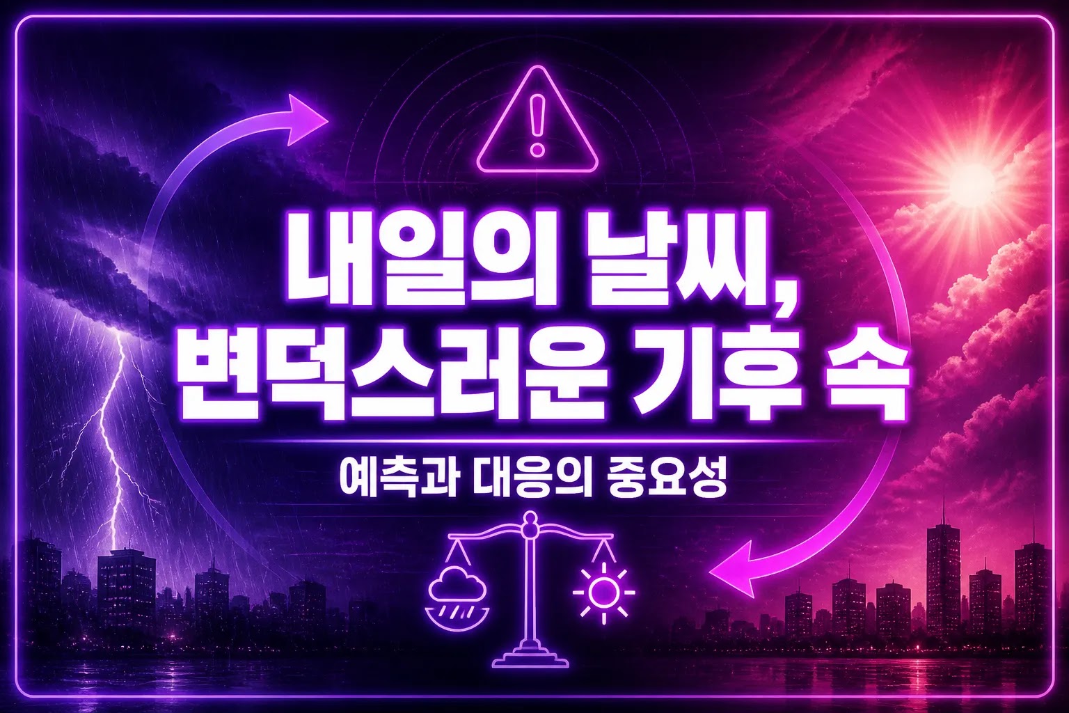 내일의 날씨, 변덕스러운 기후 속 예측과 대응의 중요성