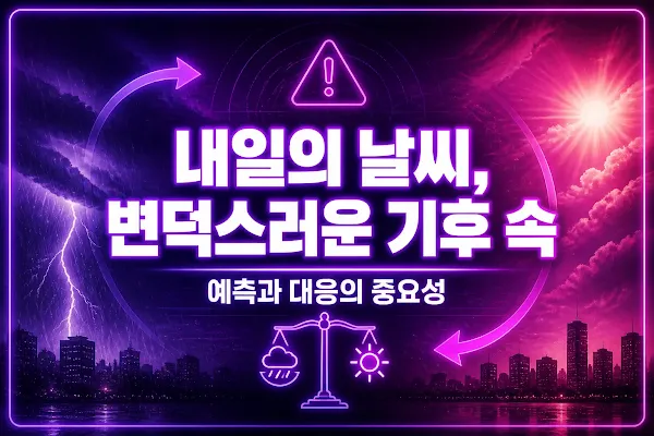 내일의 날씨, 변덕스러운 기후 속 예측과 대응의 중요성