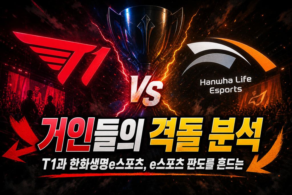 T1과 한화생명e스포츠, e스포츠 판도를 흔드는 거인들의 격돌 분석