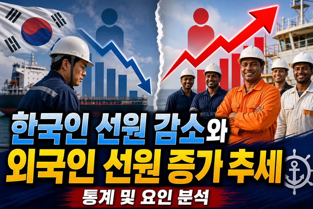 한국인 선원 감소와 외국인 선원 증가 추세: 통계 및 요인 분석