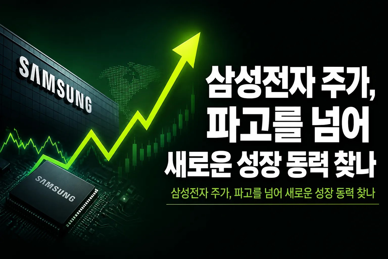 삼성전자 주가, 파고를 넘어 새로운 성장 동력 찾나