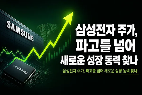 삼성전자 주가, 파고를 넘어 새로운 성장 동력 찾나