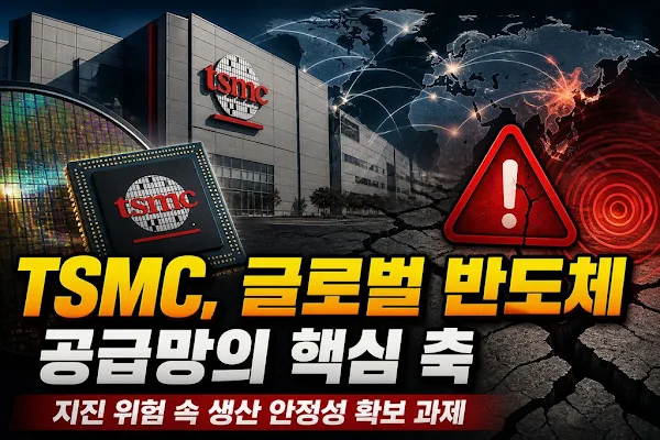 TSMC, 글로벌 반도체 공급망의 핵심 축: 지진 위험 속 생산 안정성 확보 과제