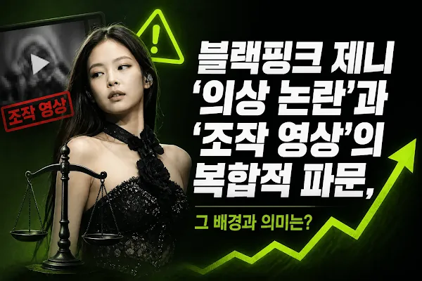 블랙핑크 제니 '의상 논란'과 '조작 영상'의 복합적 파문, 그 배경과 의미는?