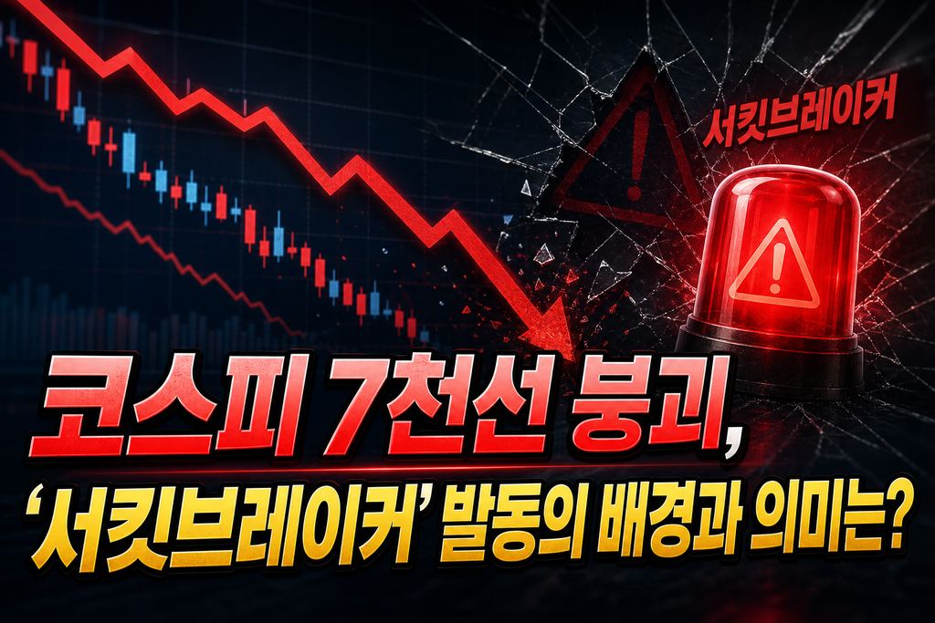 코스피 7천선 붕괴, '서킷브레이커' 발동의 배경과 의미는?