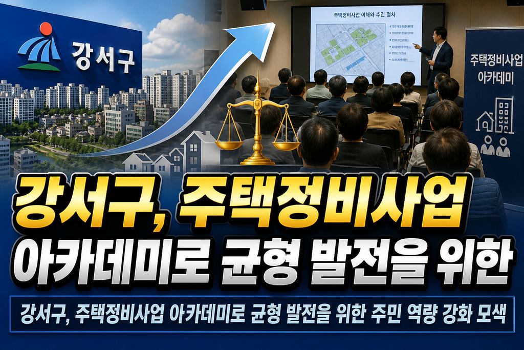 강서구, 주택정비사업 아카데미로 균형 발전을 위한 주민 역량 강화 모색