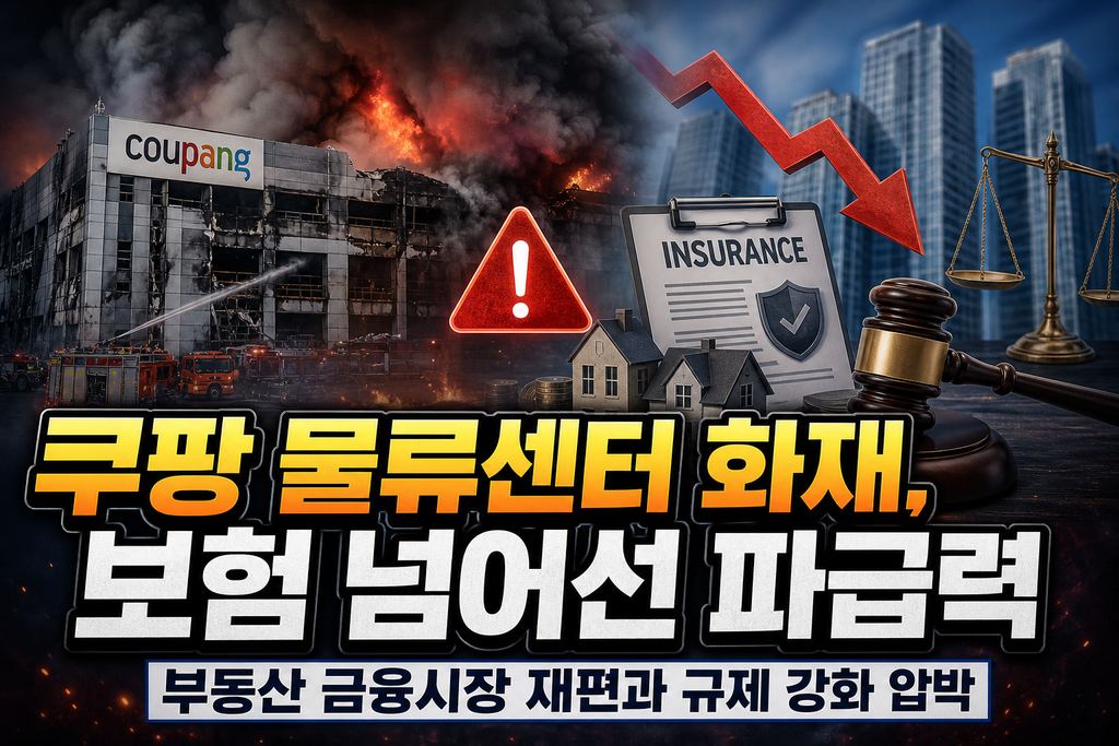 쿠팡 물류센터 화재, 보험 넘어선 파급력…부동산 금융시장 재편과 규제 강화 압박