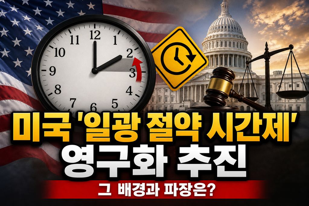 미국 '일광 절약 시간제' 영구화 추진, 그 배경과 파장은?