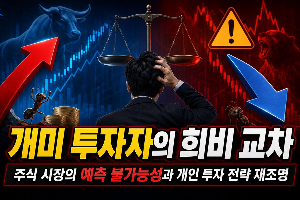 개미 투자자의 희비 교차: 주식 시장의 예측 불가능성과 개인 투자 전략 재조명