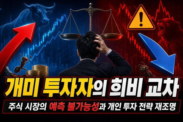 개미 투자자의 희비 교차: 주식 시장의 예측 불가능성과 개인 투자 전략 재조명
