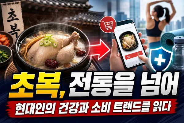 초복, 전통을 넘어 현대인의 건강과 소비 트렌드를 읽다