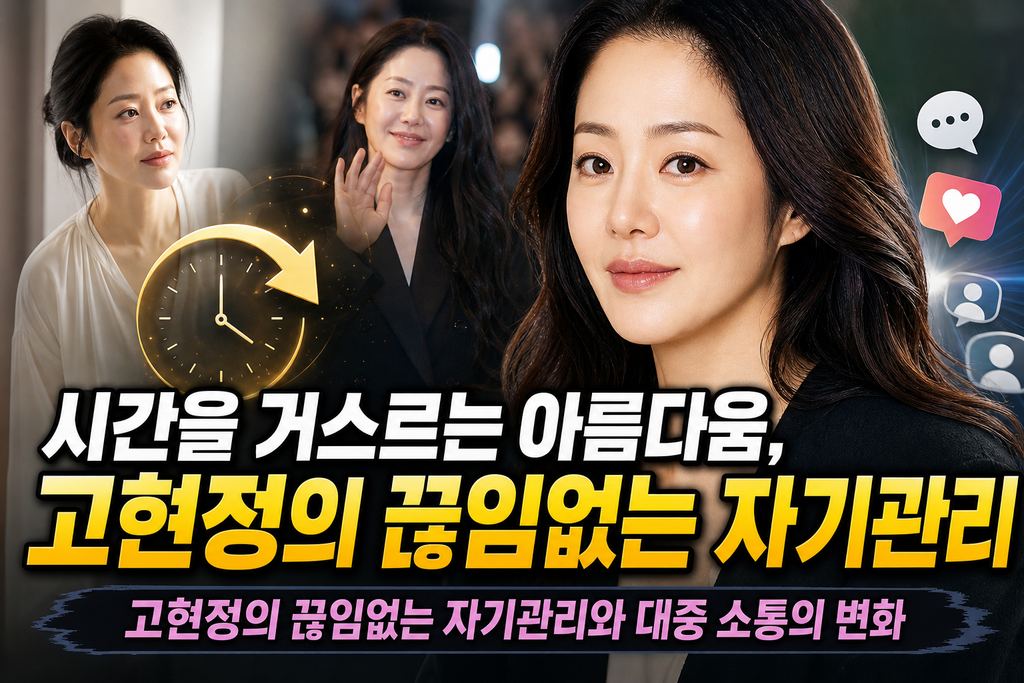 시간을 거스르는 아름다움, 고현정의 끊임없는 자기관리와 대중 소통의 변화