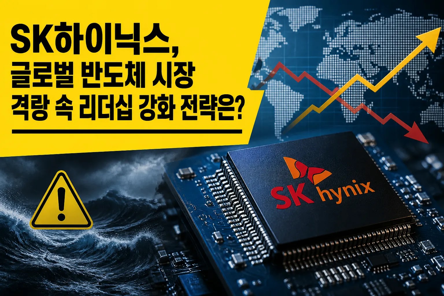SK하이닉스, 글로벌 반도체 시장 격랑 속 리더십 강화 전략은?