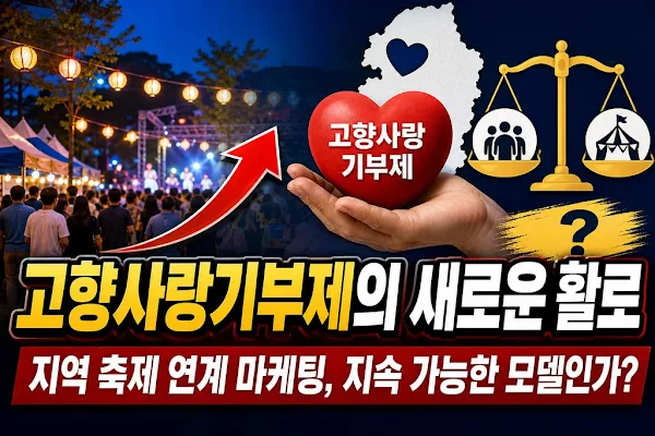 고향사랑기부제의 새로운 활로: 지역 축제 연계 마케팅, 지속 가능한 모델인가?