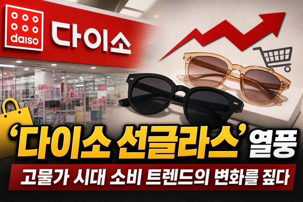 ‘다이소 선글라스’ 열풍, 고물가 시대 소비 트렌드의 변화를 짚다