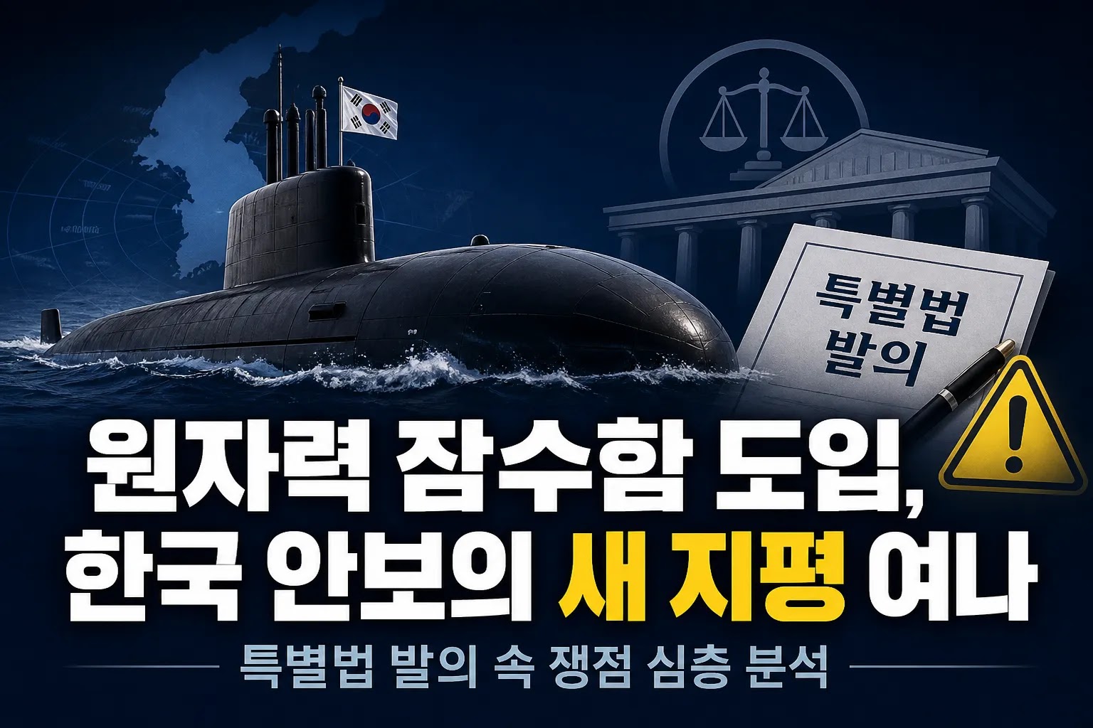원자력 잠수함 도입, 한국 안보의 새 지평 여나…특별법 발의 속 쟁점 심층 분석