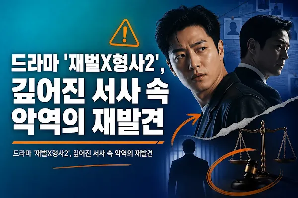 드라마 '재벌X형사2', 깊어진 서사 속 악역의 재발견