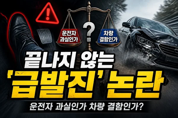 끝나지 않는 '급발진' 논란, 운전자 과실인가 차량 결함인가?