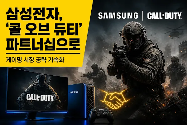 삼성전자, '콜 오브 듀티' 파트너십으로 게이밍 시장 공략 가속화